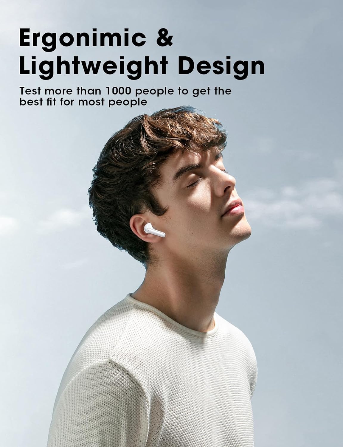 ZZU Wireless Earbuds Bluetooth 5.4, ENC, 48H Playtime, IPX7