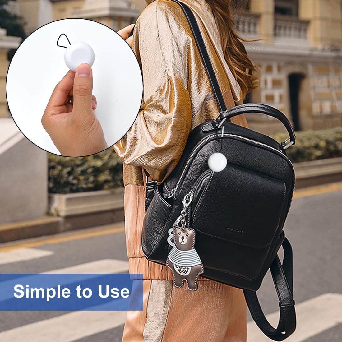 Portable Earplug Case with Keychain Loop Travel Storage Organizer