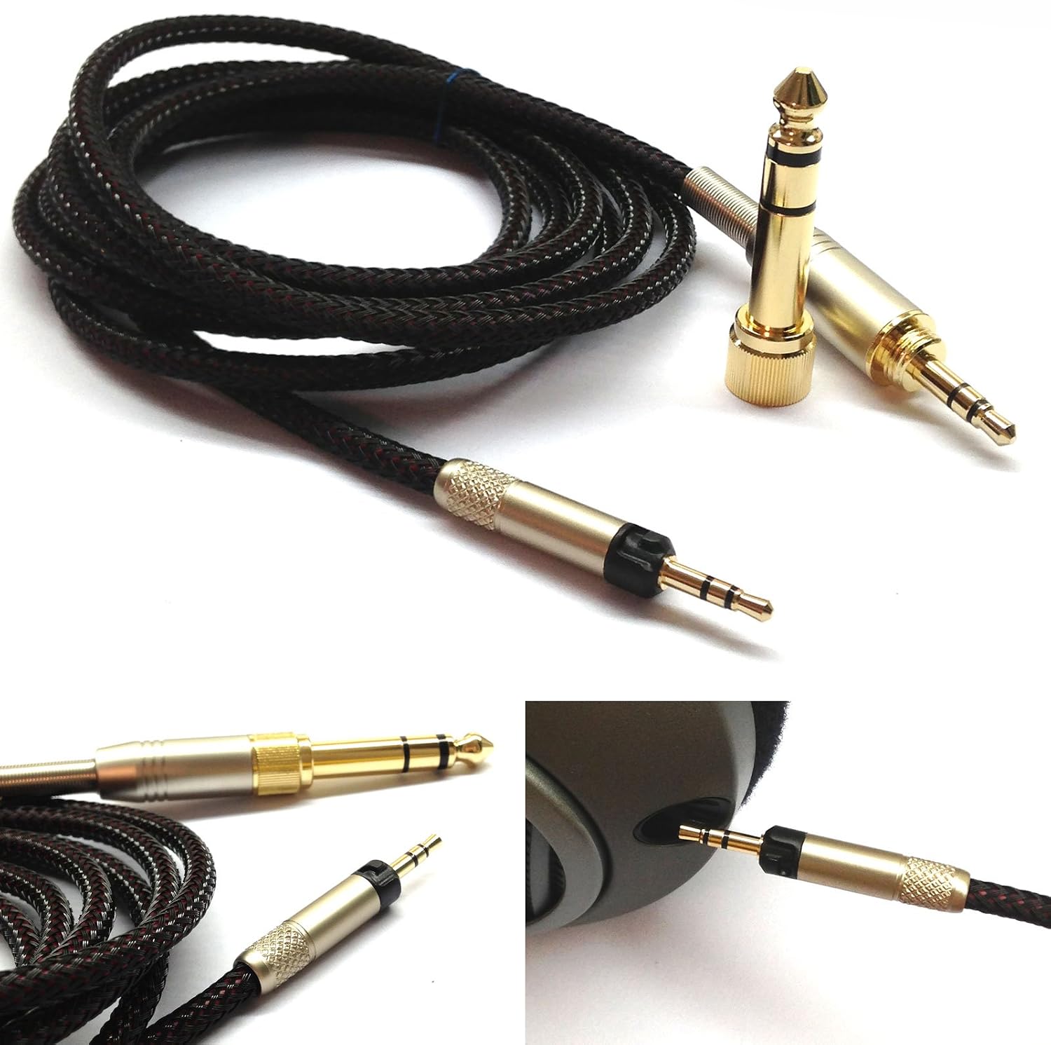 1.8m Replacement Audio Cable for Sennheiser HD598 HD599 HD560S