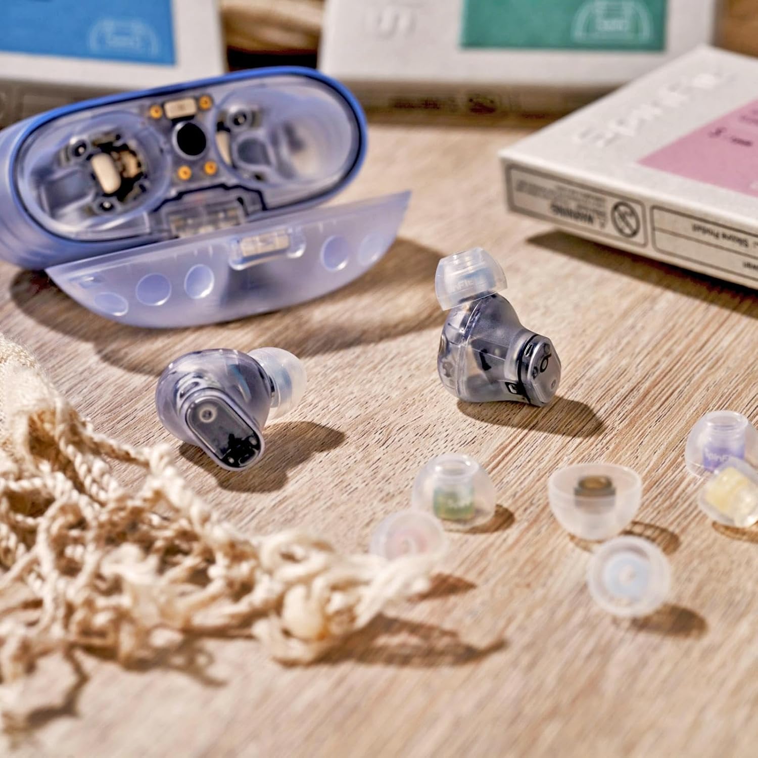 SpinFit Omni Silicone Eartips for TWS Earbuds & IEMs, M (1 Pair)