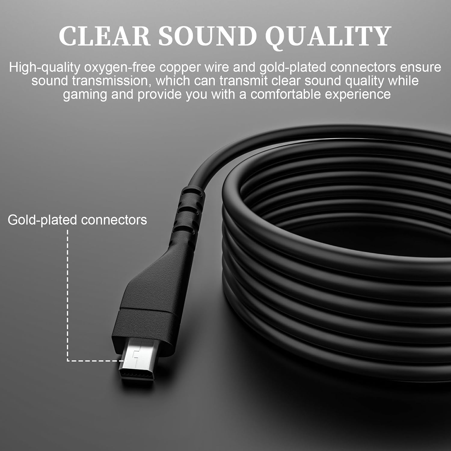 Zosvoses Replacement Cable for Arctis 3/5/7/Pro Gaming Headsets
