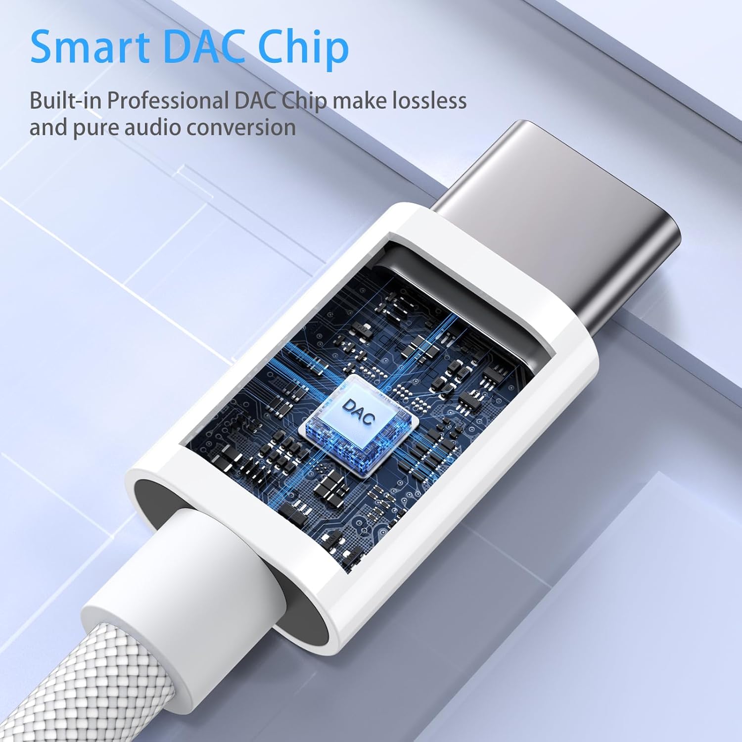 USB-C to 3.5mm Headphone Adapter, Audio Jack Converter for iPhone & More