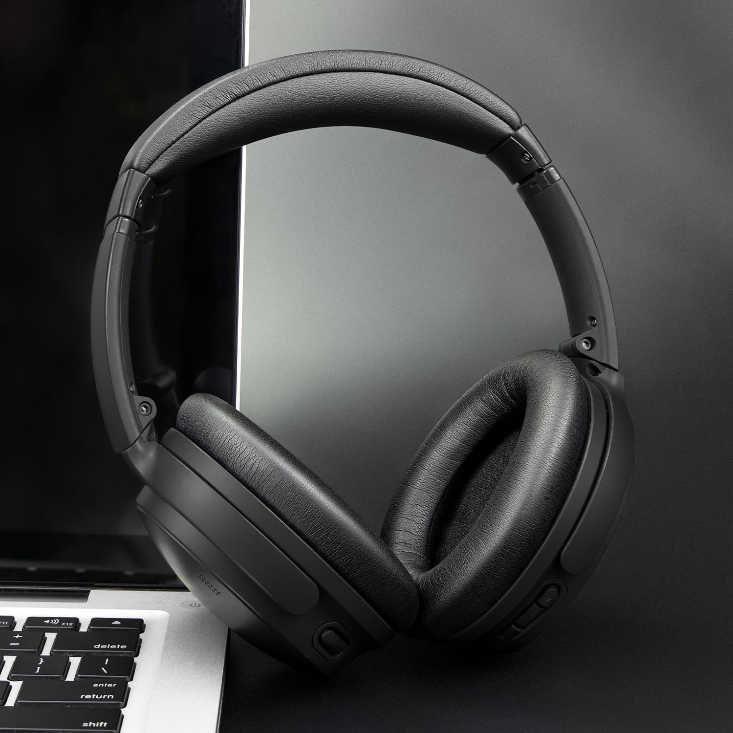 SOULWIT Earpads for Bose QC45/QC SE/QC Wireless Headphones Black
