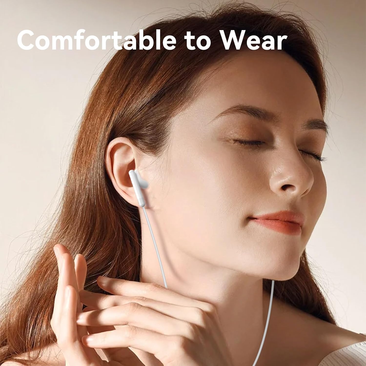 USB-C Earbuds with Mic & Volume Control for iPhone & Samsung