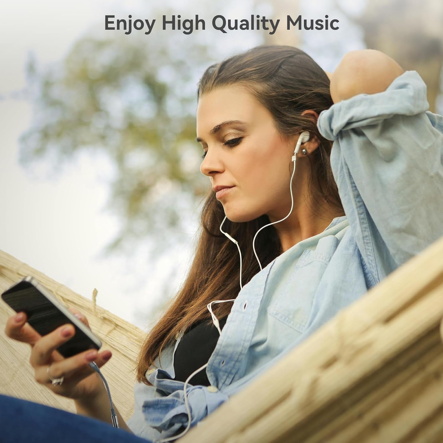 USB C to Aux Adapter Cable 3.5mm Jack for iPhone/Samsung (2 Pack)