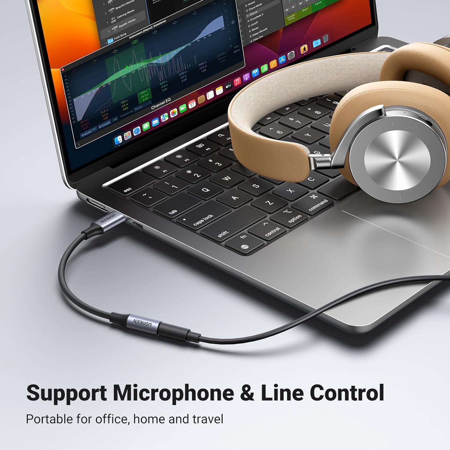 USB-C to 3.5mm DAC Hi-Fi Stereo Audio Adapter Type-C Aux Headphone Jack Compatible with iPhone 17 16 15 Galaxy S25 S24 S23 iPad Pixel