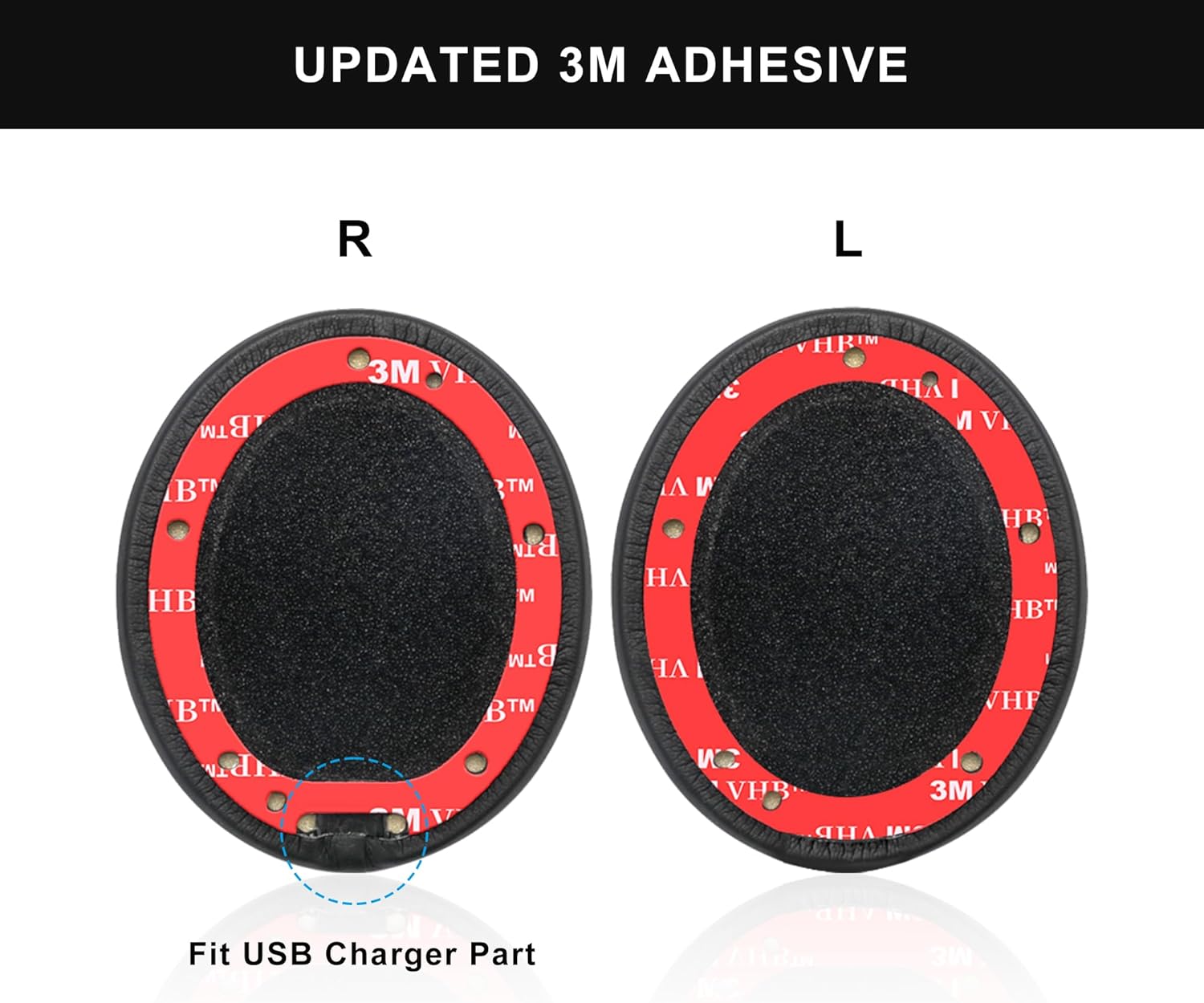 Dream Beats Studio 3 Replacement Ear Pads Memory Foam Black