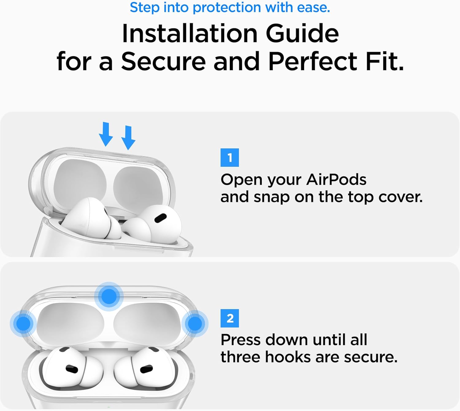 Spigen Crystal Clear Liquid Case Compatible with AirPods Pro 3 2025
