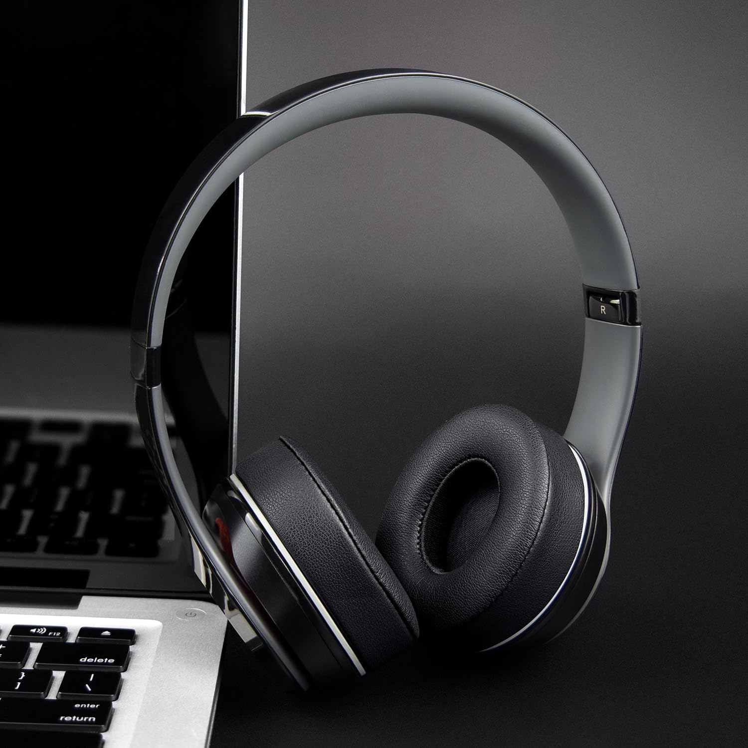 SoloWIT Earpads for Beats Solo 3/Solo 2 On-Ear Headphones Black