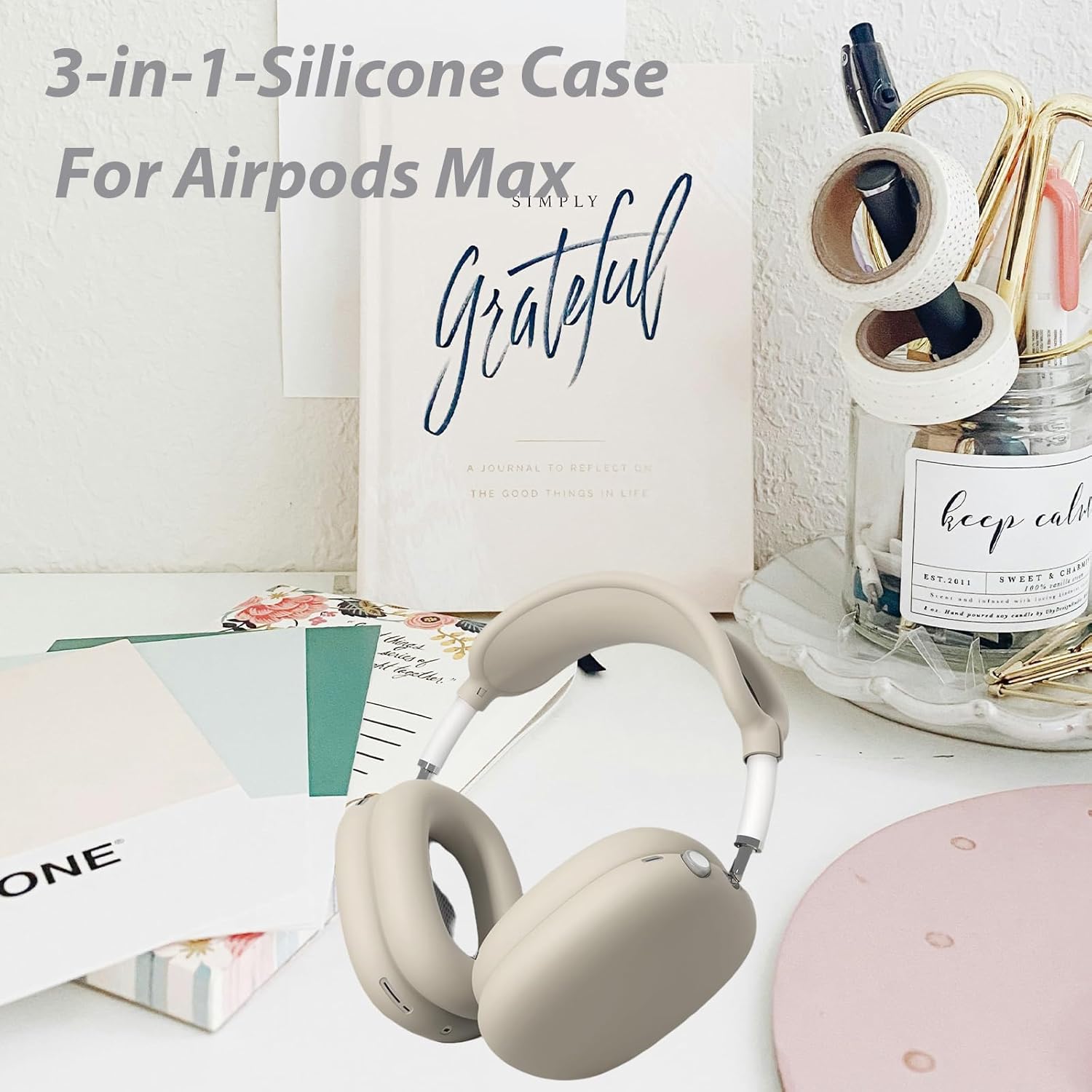 AirPods Max 2 Silicone Case Set, Ear Pad, Ear Cup & Headband Cover