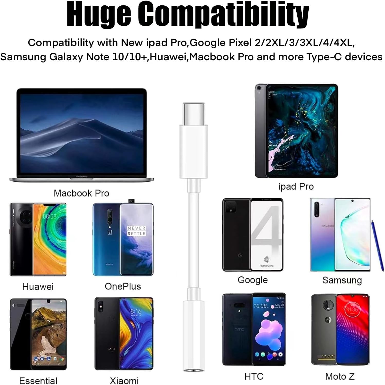 Avigers USB-C to 3.5mm Headphone Adapter, Digital Audio Converter