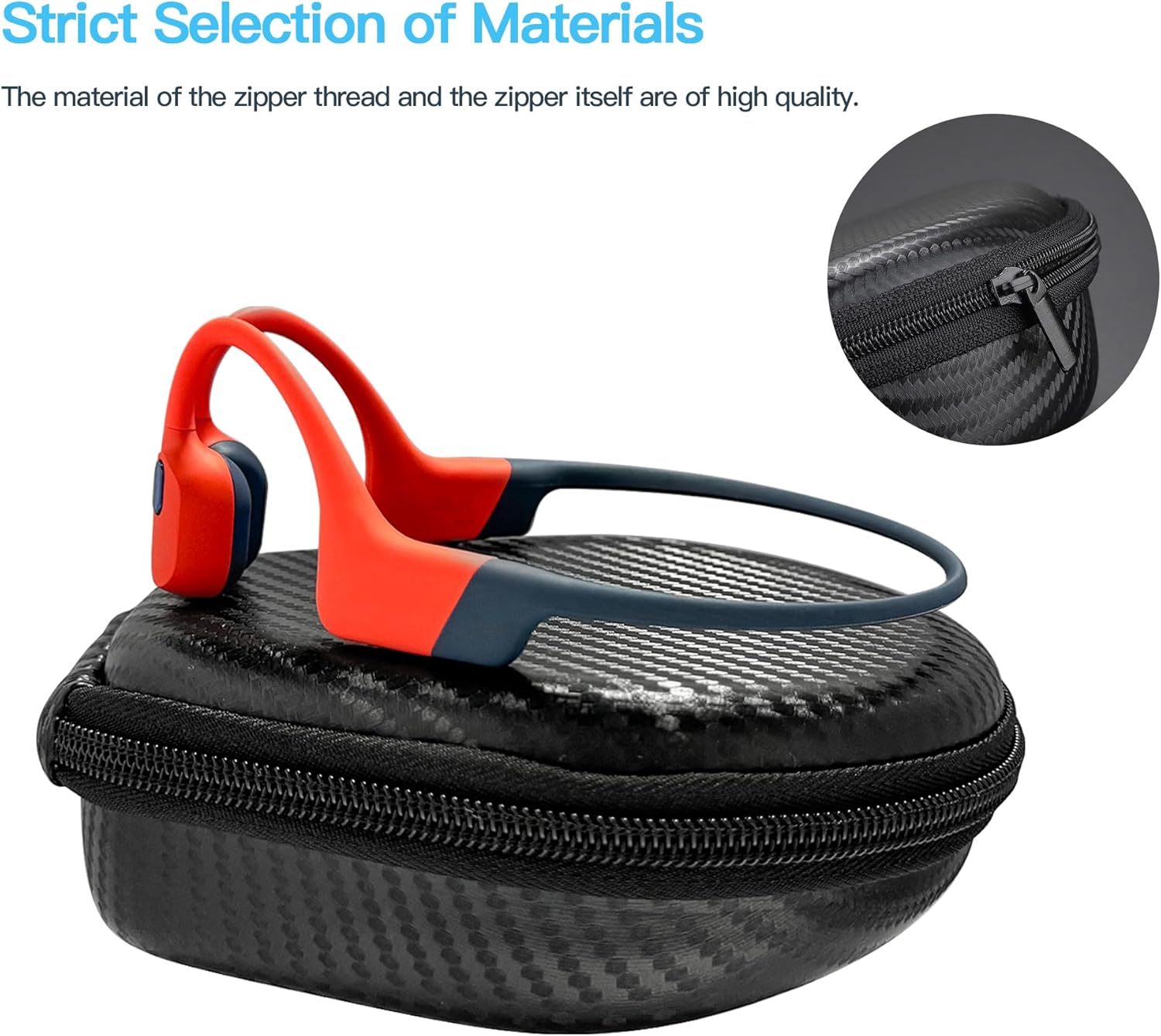 AWINNER Hard Case for Shokz OpenRun Pro/OpenSwim Bone Headphones