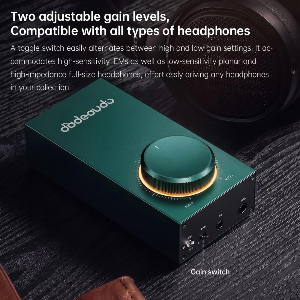 FiiO GIGAS 1 Desktop Headphone Amplifier 4600mW Balanced Output