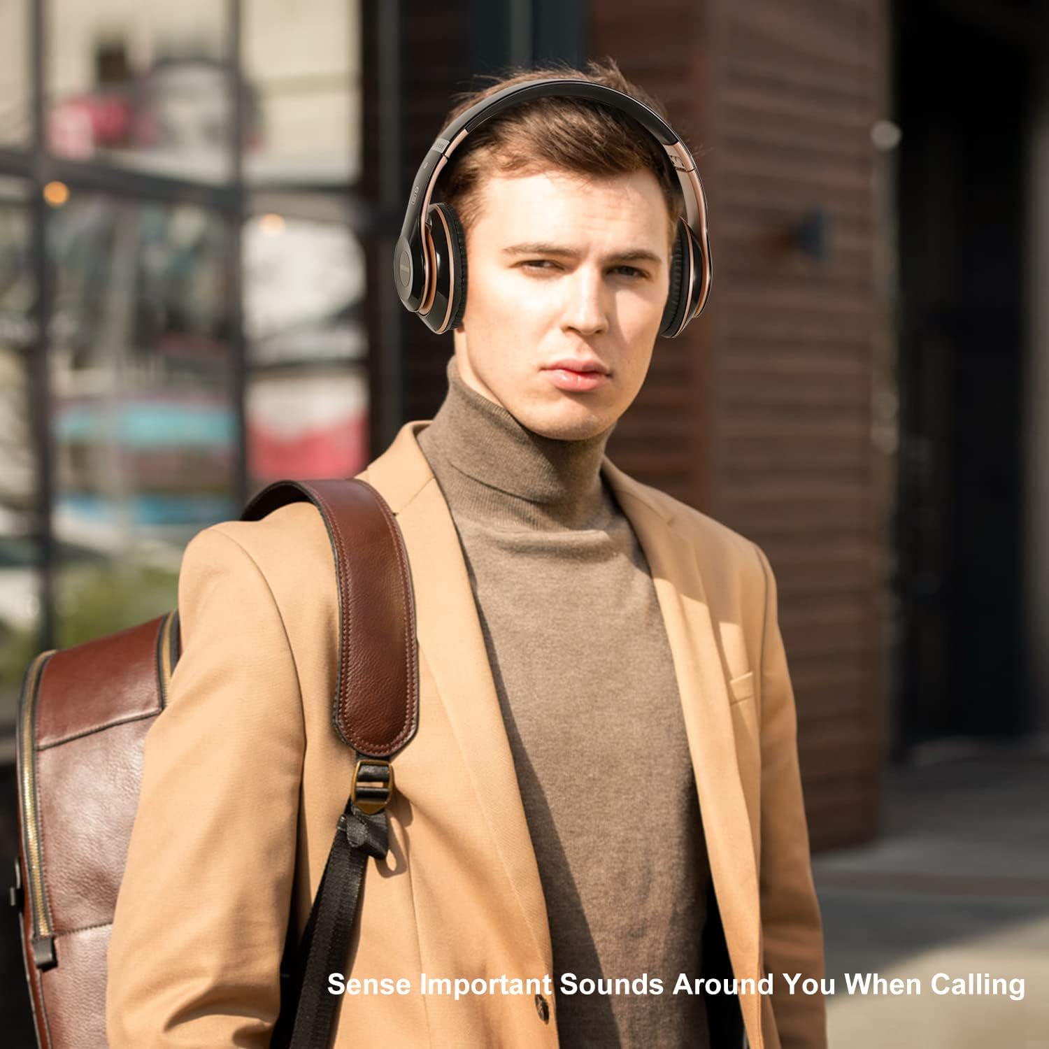 Rebocico Bluetooth Over-Ear Headphones 65H Playtime Wireless Headset