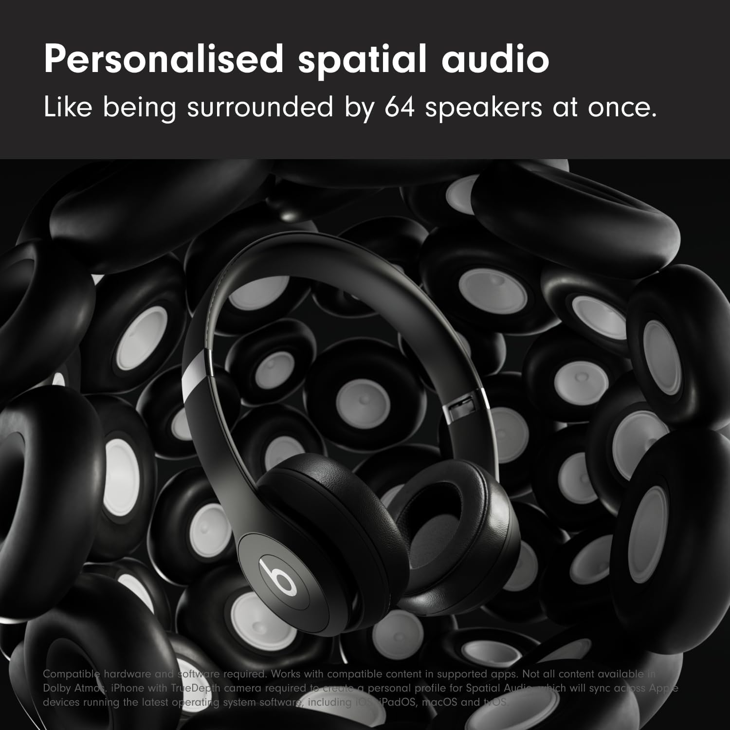 Bluetooth On-Ear Headphones, 50H Battery, Apple & Android Compatible