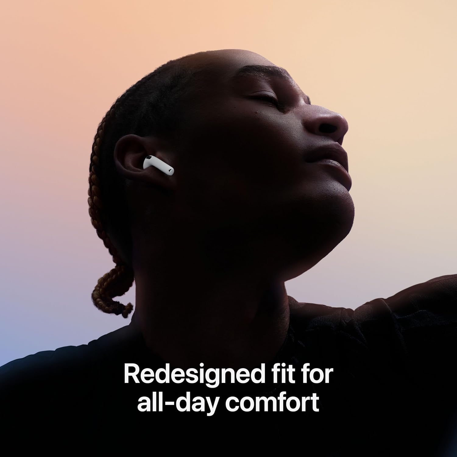 Apple AirPods 4 Wireless Earbuds with H2 Chip, Spatial Audio, USB-C Case & 24H Battery Life