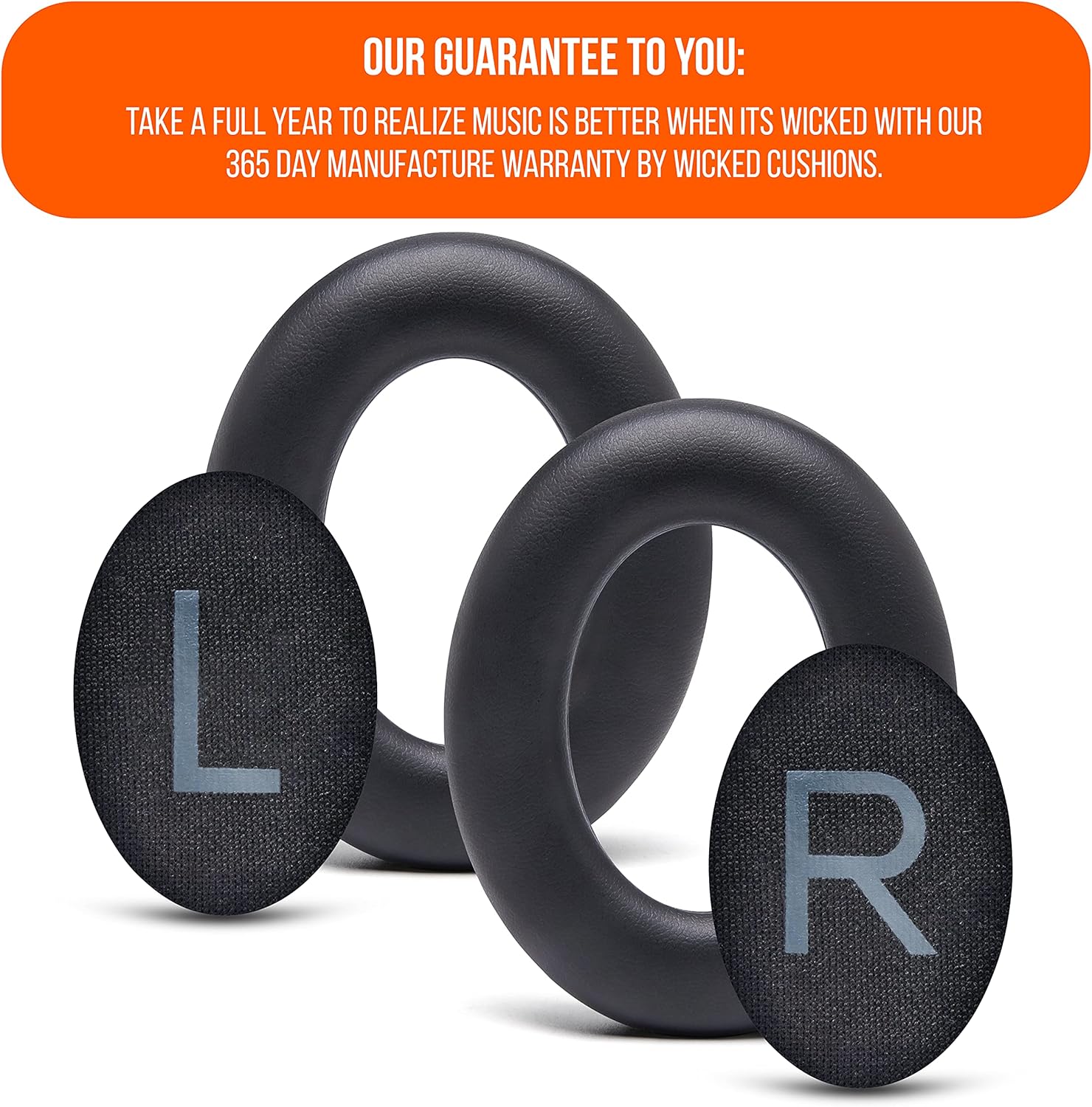Bose 700 NC700 Replacement Ear Pads Memory Foam PU Leather Black