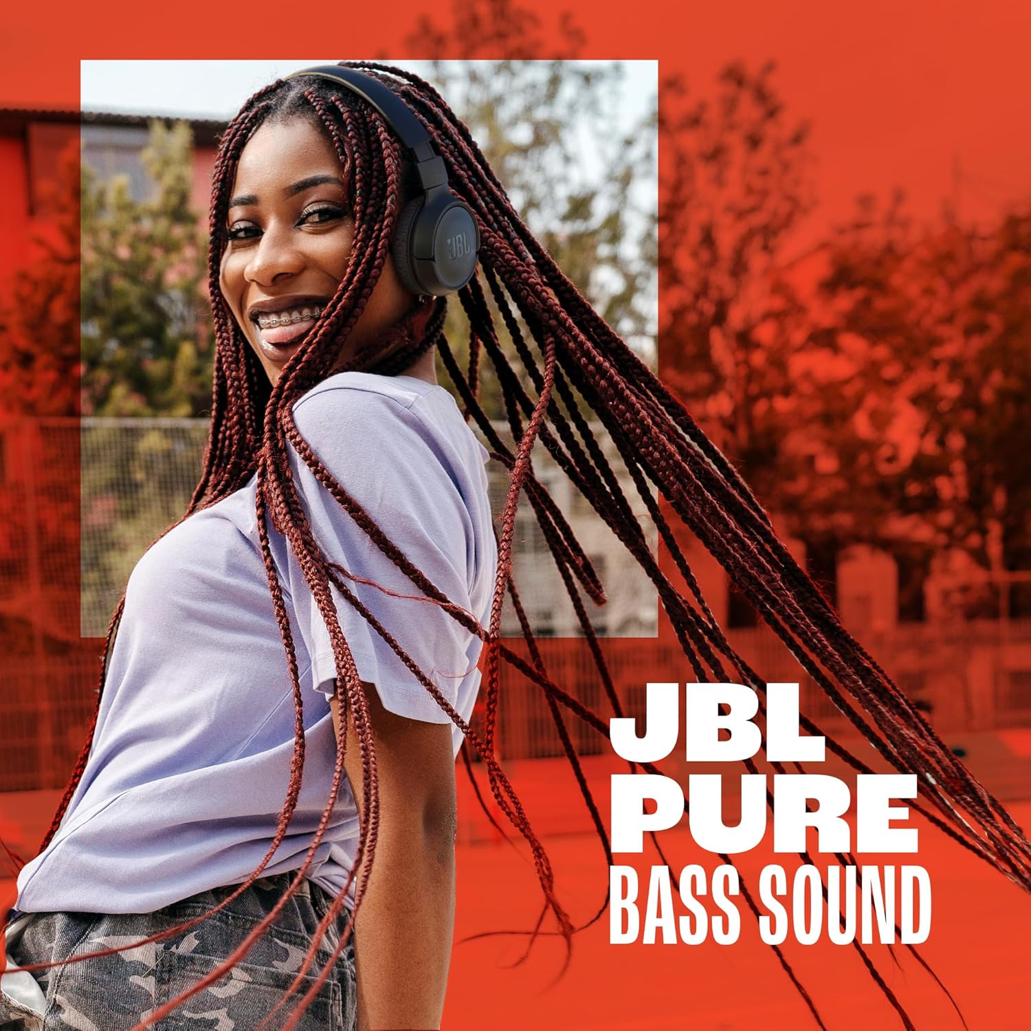 JBL Tune 520BT Wireless Headphones, Deep Bass, 57H Playtime