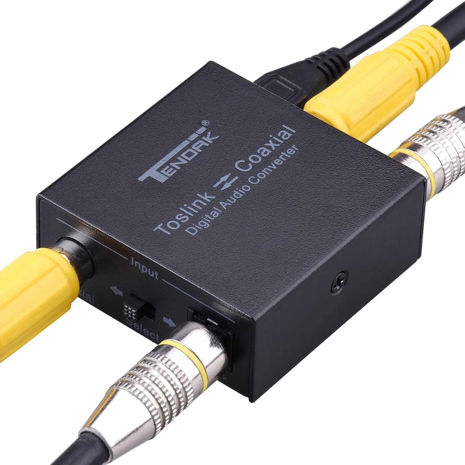 Tendak Optical Toslink to Coaxial SPDIF Digital Audio Converter
