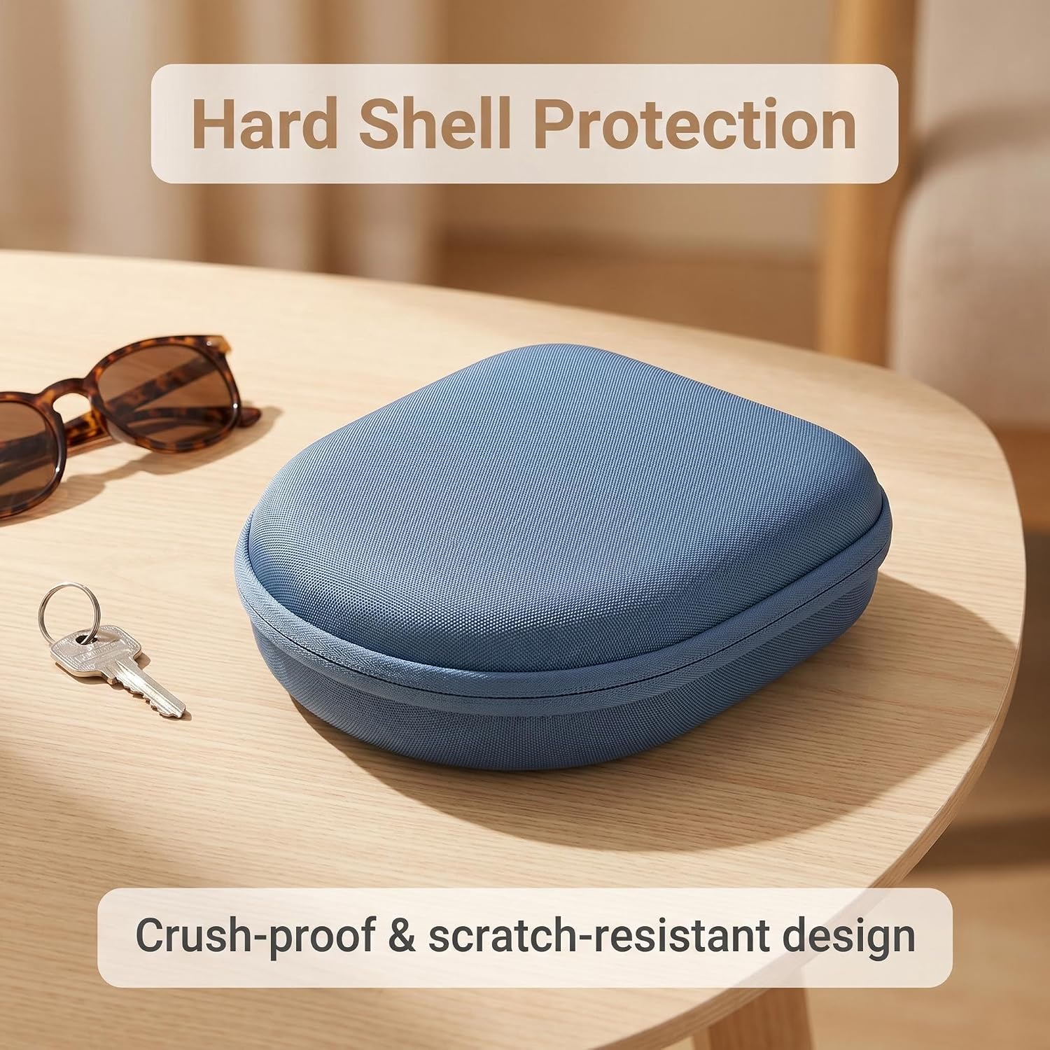 Hard Headphone Case for Sony WH-CH520/CH510 Travel Storage Blue Cover!