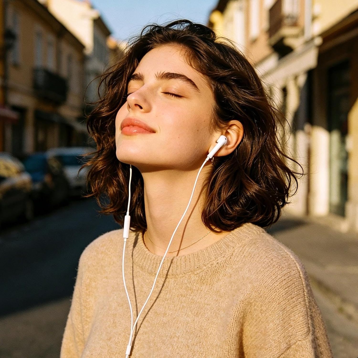 In-Ear Headphones for iPhone 14/13/12 Wired Earbuds with Mic Bass