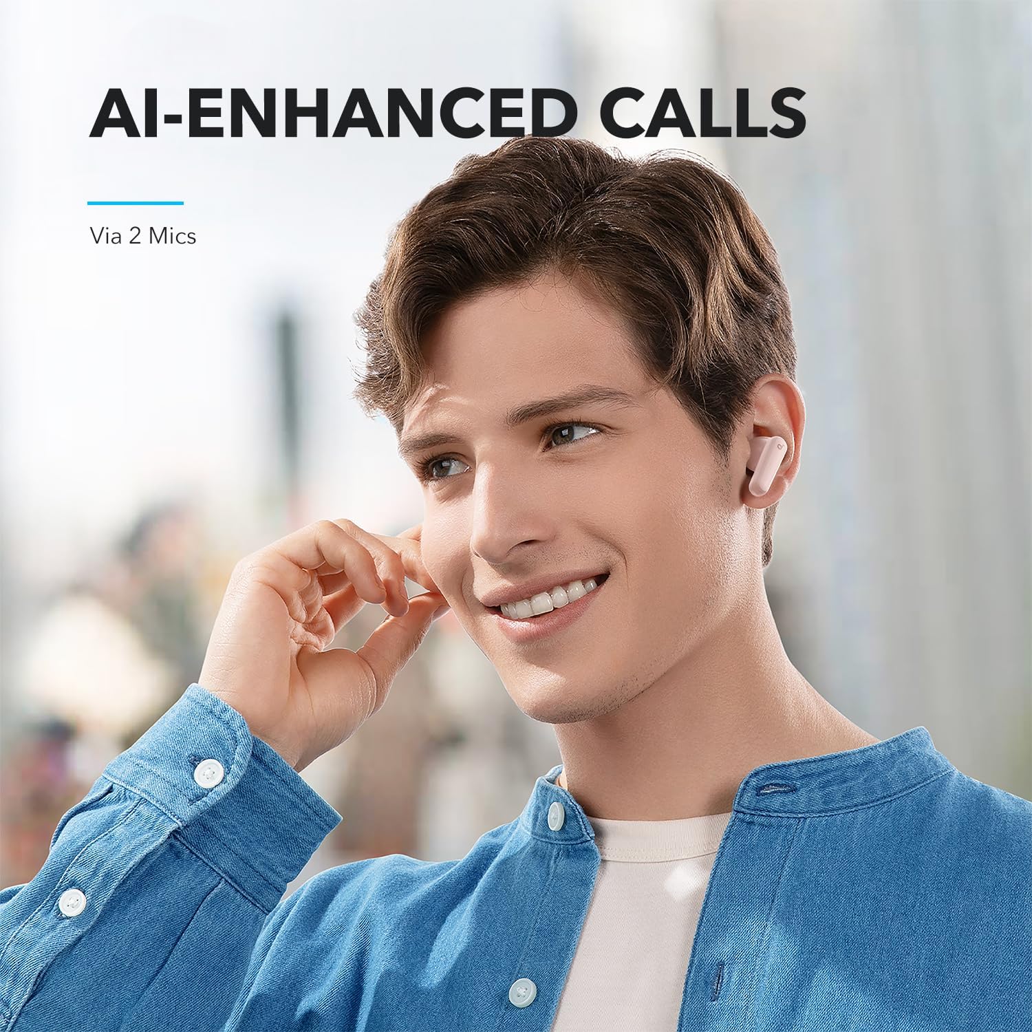 Soundcore by Anker P20i True Wireless Earbuds, Big Bass 10mm Drivers, BT 5.3, 30H Playtime IPX5 AI Calls