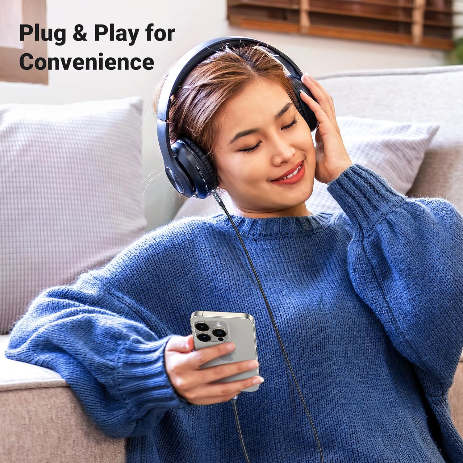 UGREEN USB-C to Aux Cable DAC Hi-Fi Audio Adapter 1M