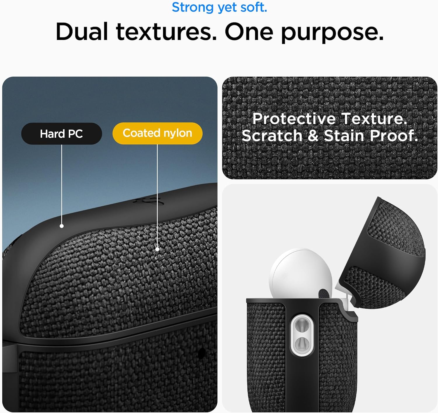 Spigen Urban Fit Case for AirPods Pro 3 2025 Protective Cover Black