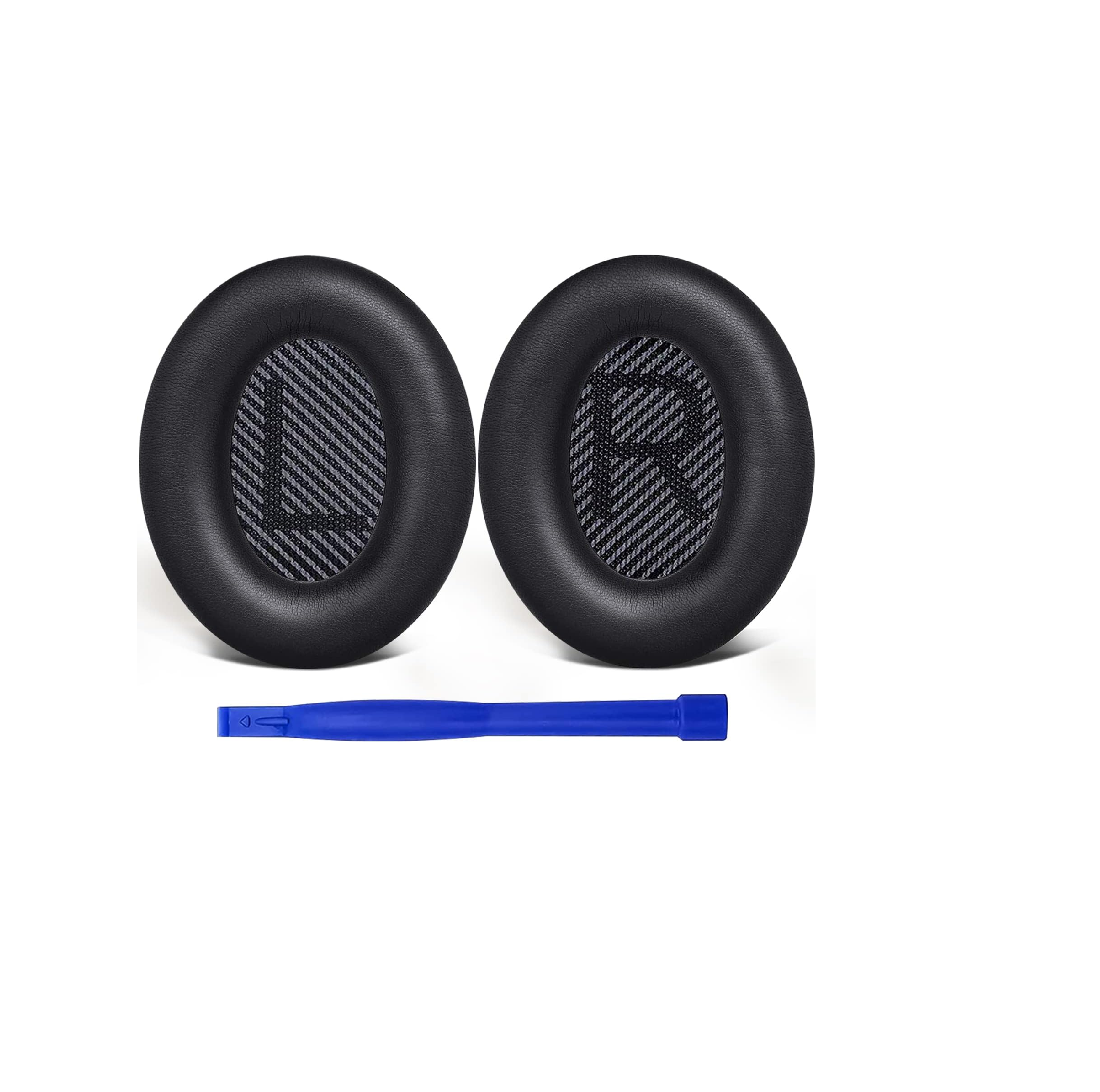 SoloWIT Earpads for Bose QC35 & QC35 II Headphones, Black Pair