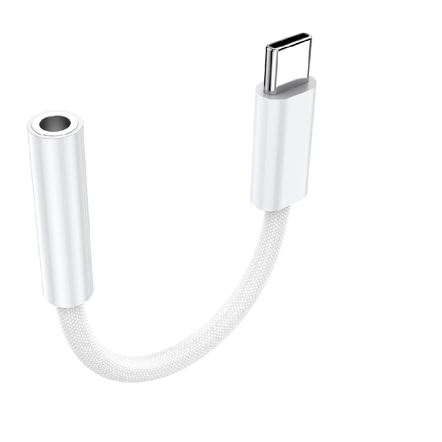 USB-C to 3.5mm Audio Headphone Adapter Type-C Headphone Jack Converter for iPhone 17 16 15 Samsung Galaxy S25 S24 S23 Pixel iPad Pro