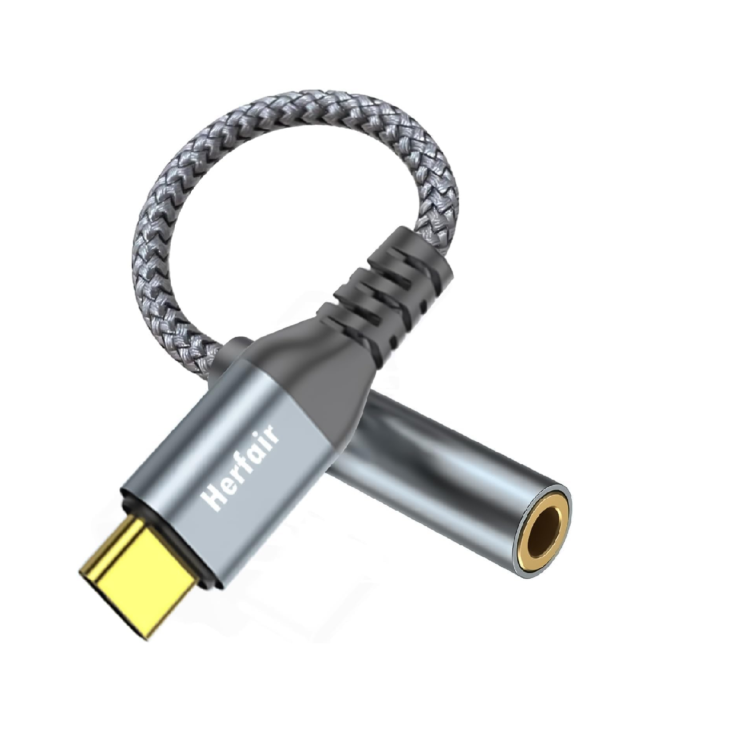 USB C to 3.5mm Aux Adapter Cable for iPhone Samsung Huawei Audio