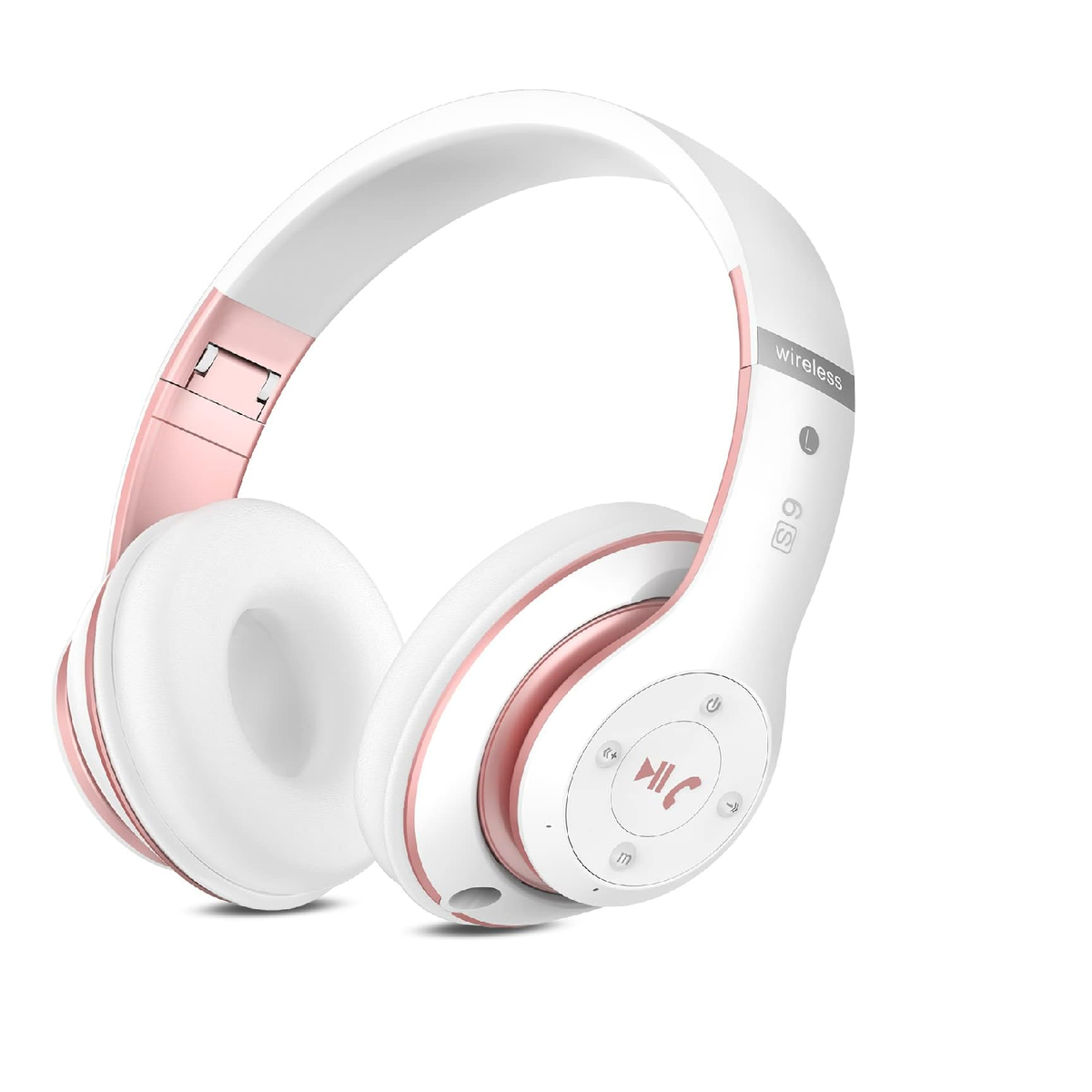 Wireless Over-Ear Headphones, 65H Playtime, 6 EQ Modes, Foldable