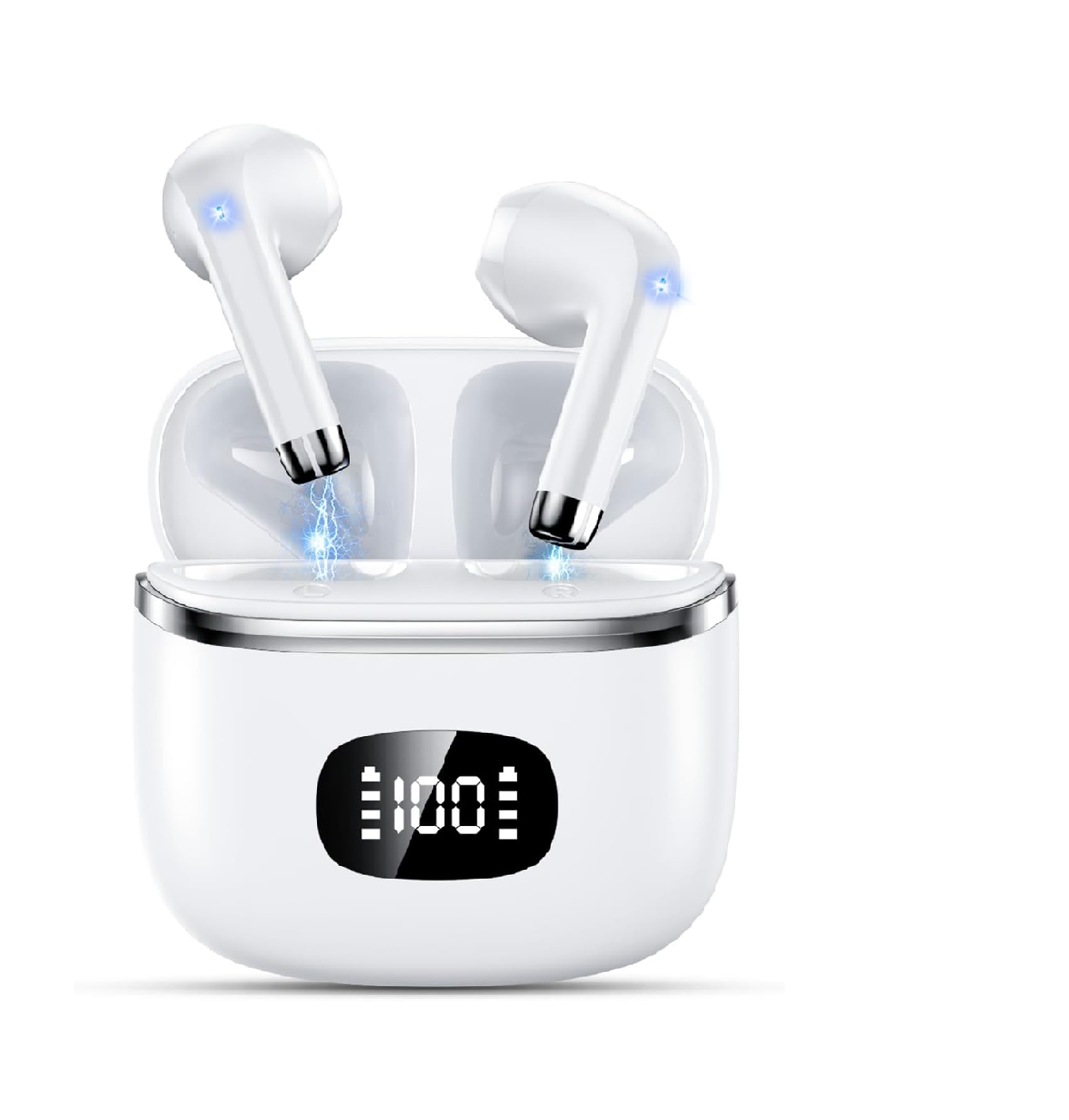 Bluetooth 5.3 Earbuds ENC Noise Canceling HiFi Stereo 40H Playtime