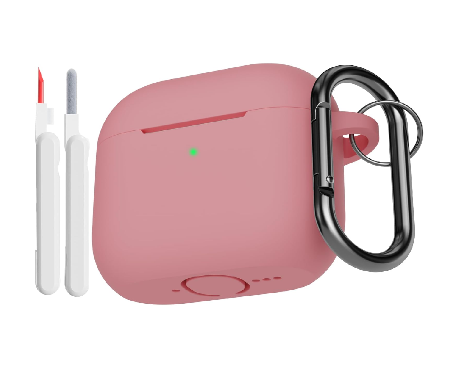 AirPods 4 Case 2024 with Cleaner Kit, Shockproof Silicone Cover, Green