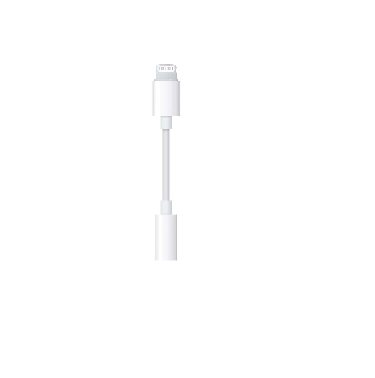 Apple Lightning to 3.5mm Headphone Jack Adapter, White Single Pack