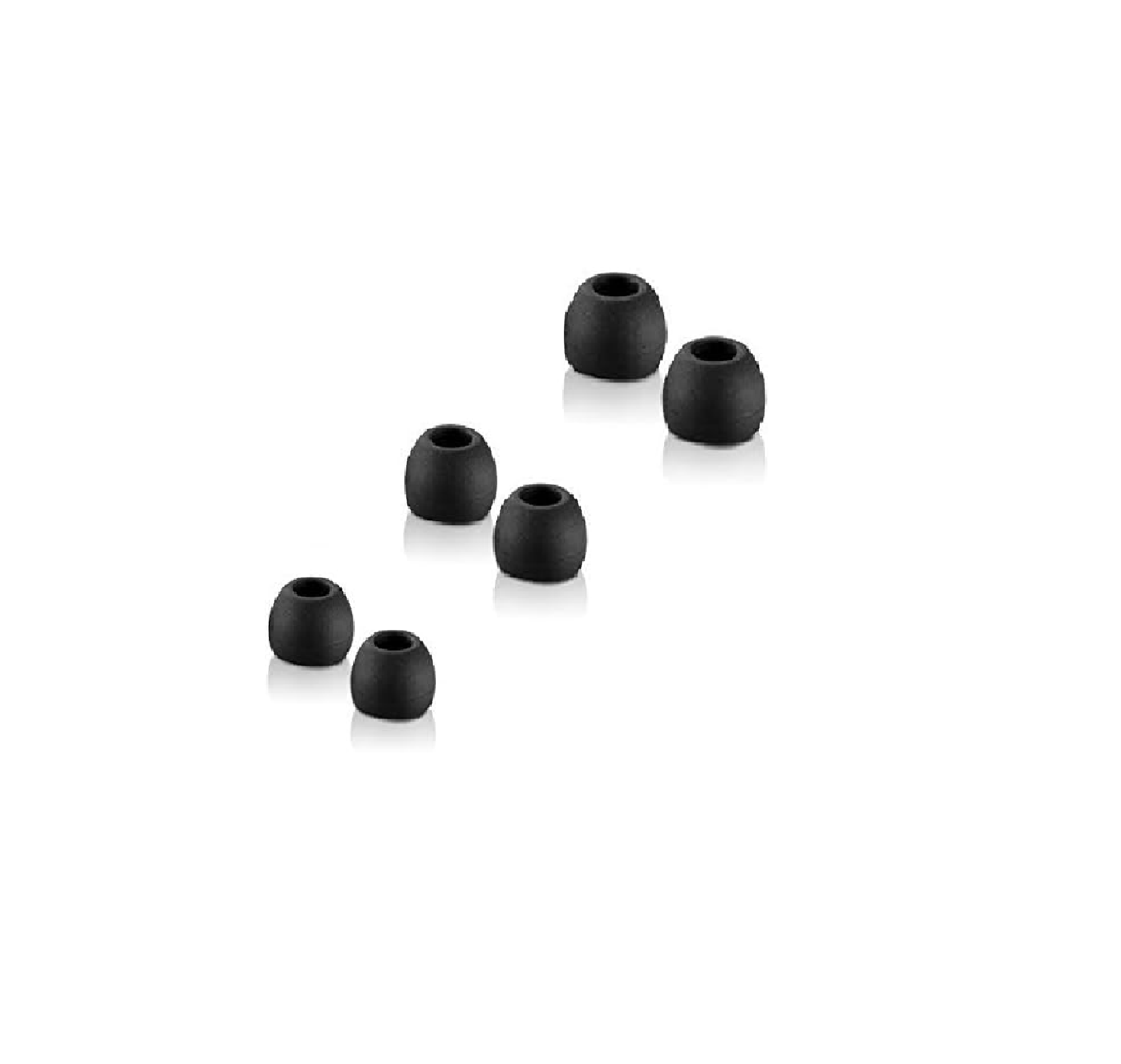 Thetransporter 18X Black Silicone Earbud Tips Mixed Sizes