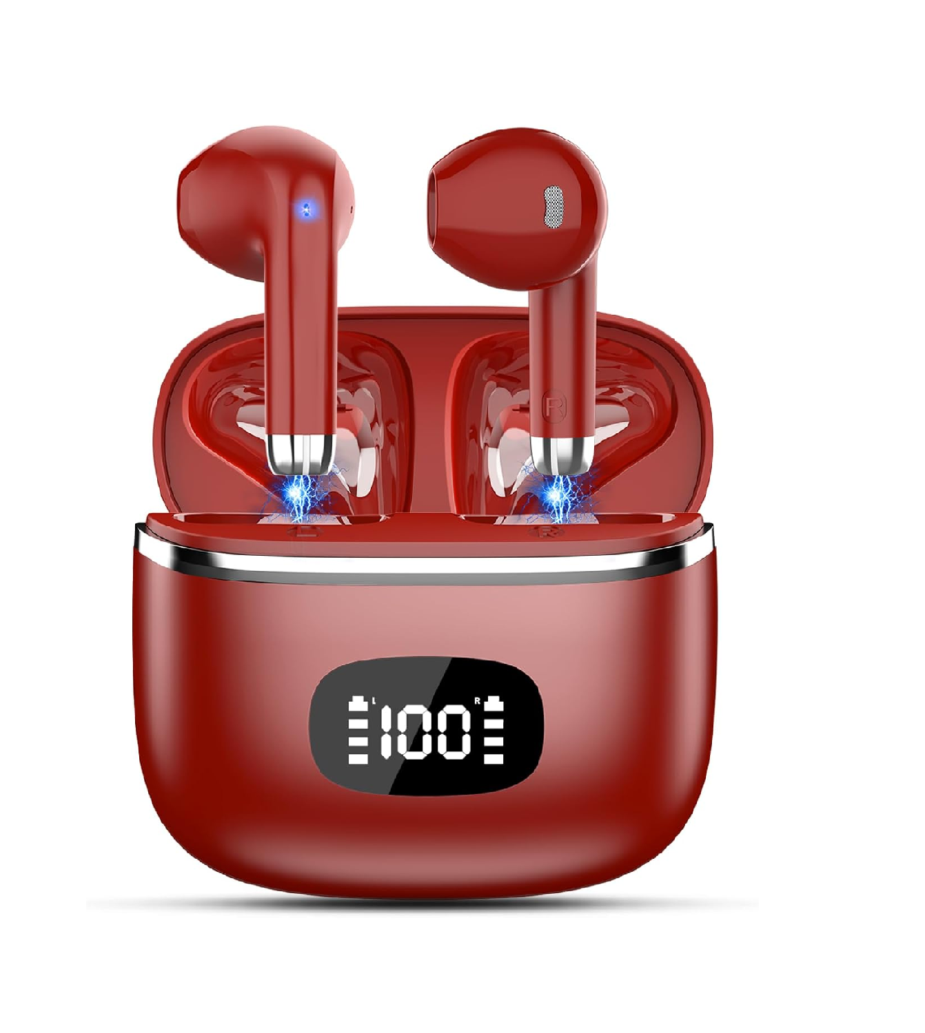 Bluetooth 5.3 Earbuds ENC Noise Canceling HiFi Stereo 40H Playtime