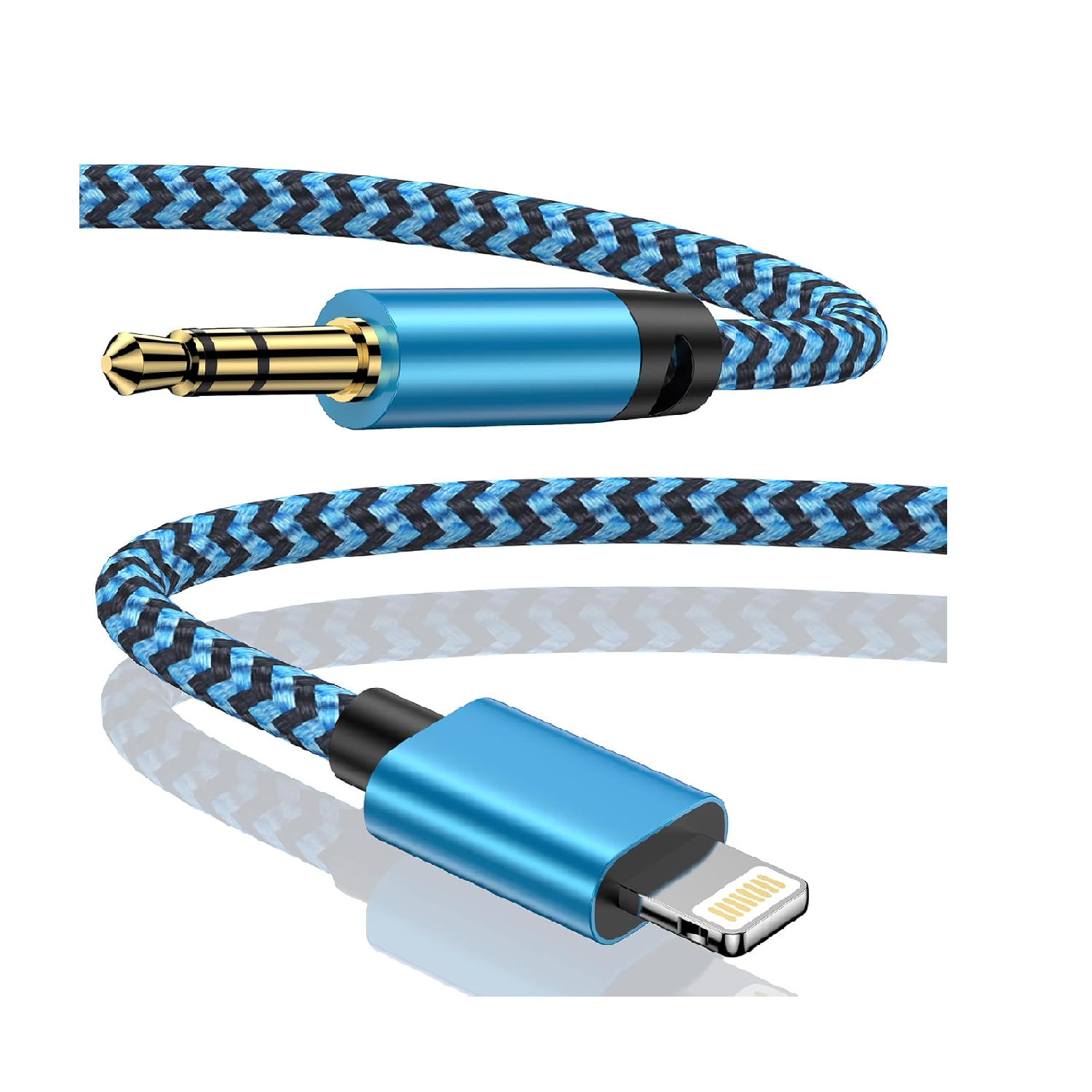 1M Lightning to Aux Cable for iPhone Car Stereo & Headphones