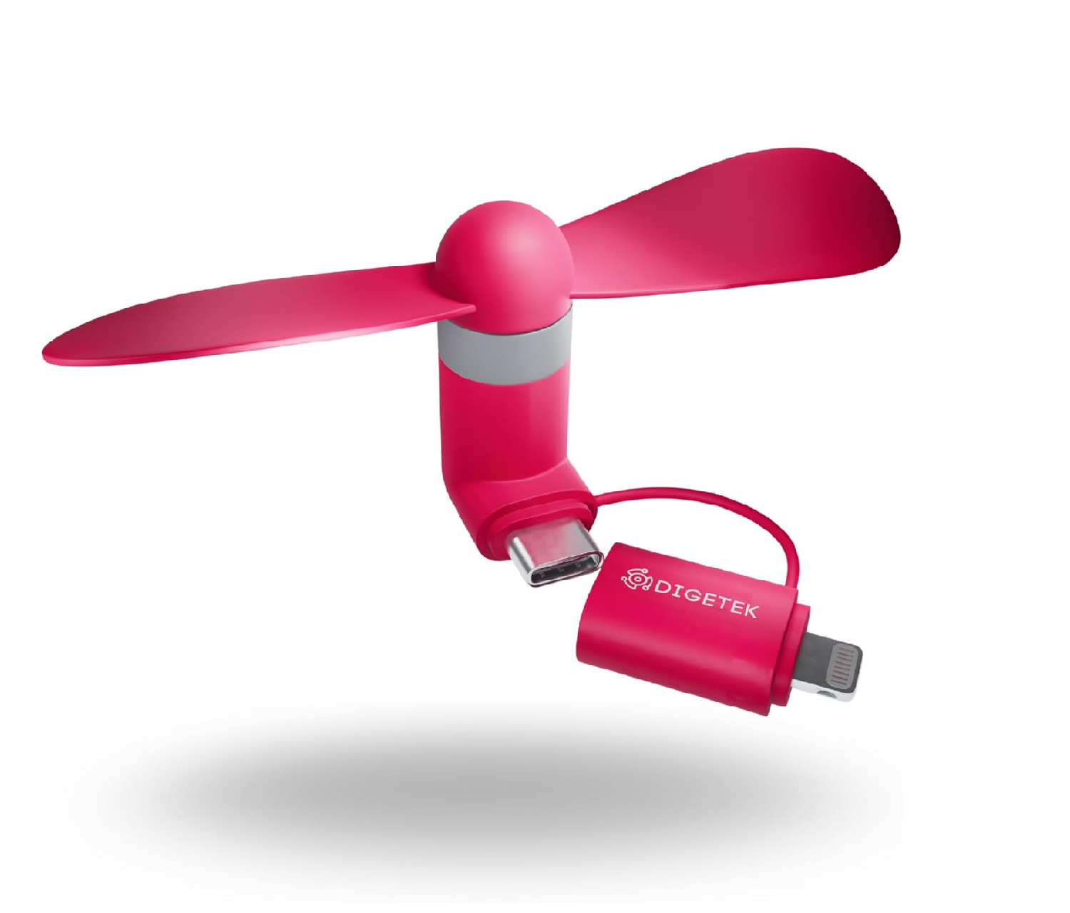 USB-C & Lightning Smartphone Cooling Fan, Pocket-Size, Ultra-Quiet