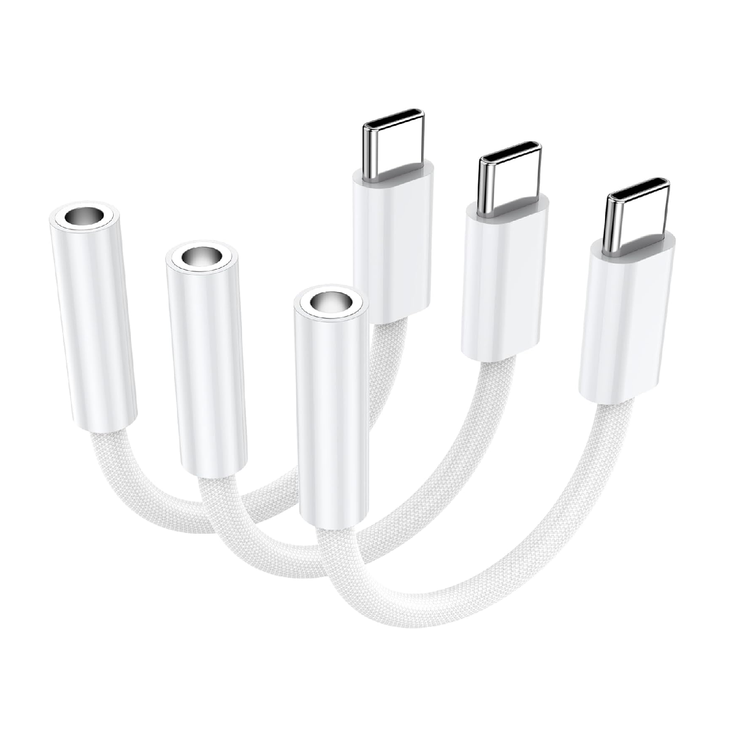 USB-C to 3.5mm Audio Headphone Adapter Type-C Headphone Jack Converter for iPhone 17 16 15 Samsung Galaxy S25 S24 S23 Pixel iPad Pro
