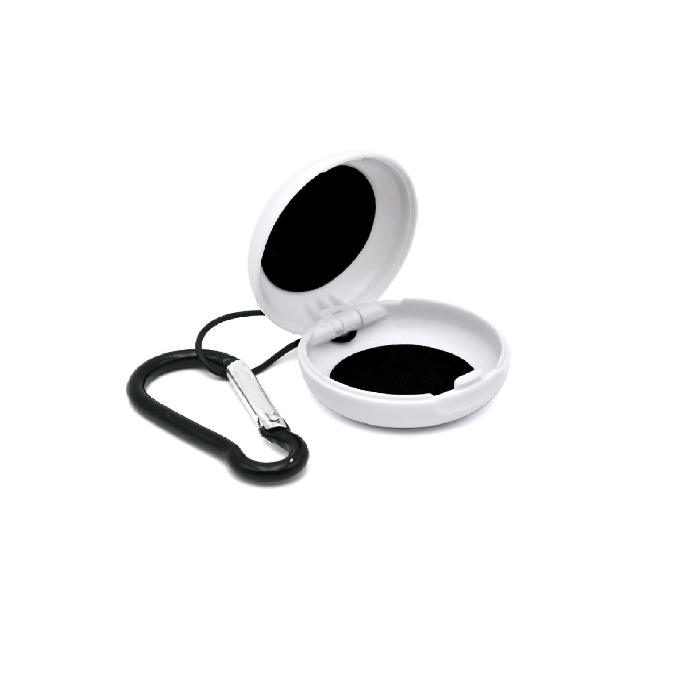 Portable Earplug Case with Keychain Loop Travel Storage Organizer