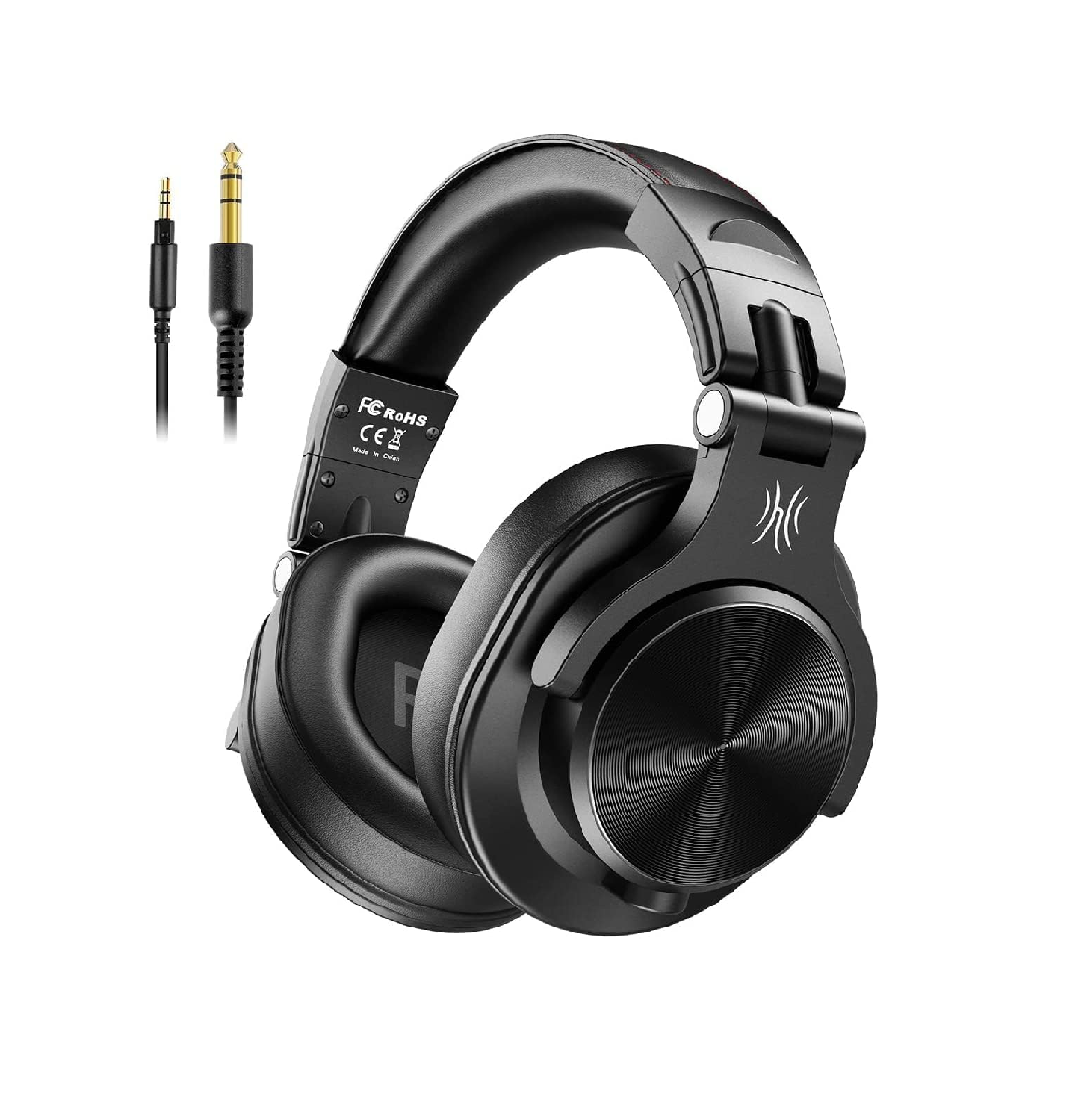 Foldable Studio Monitoring Headphones with HiFi Stereo Audio