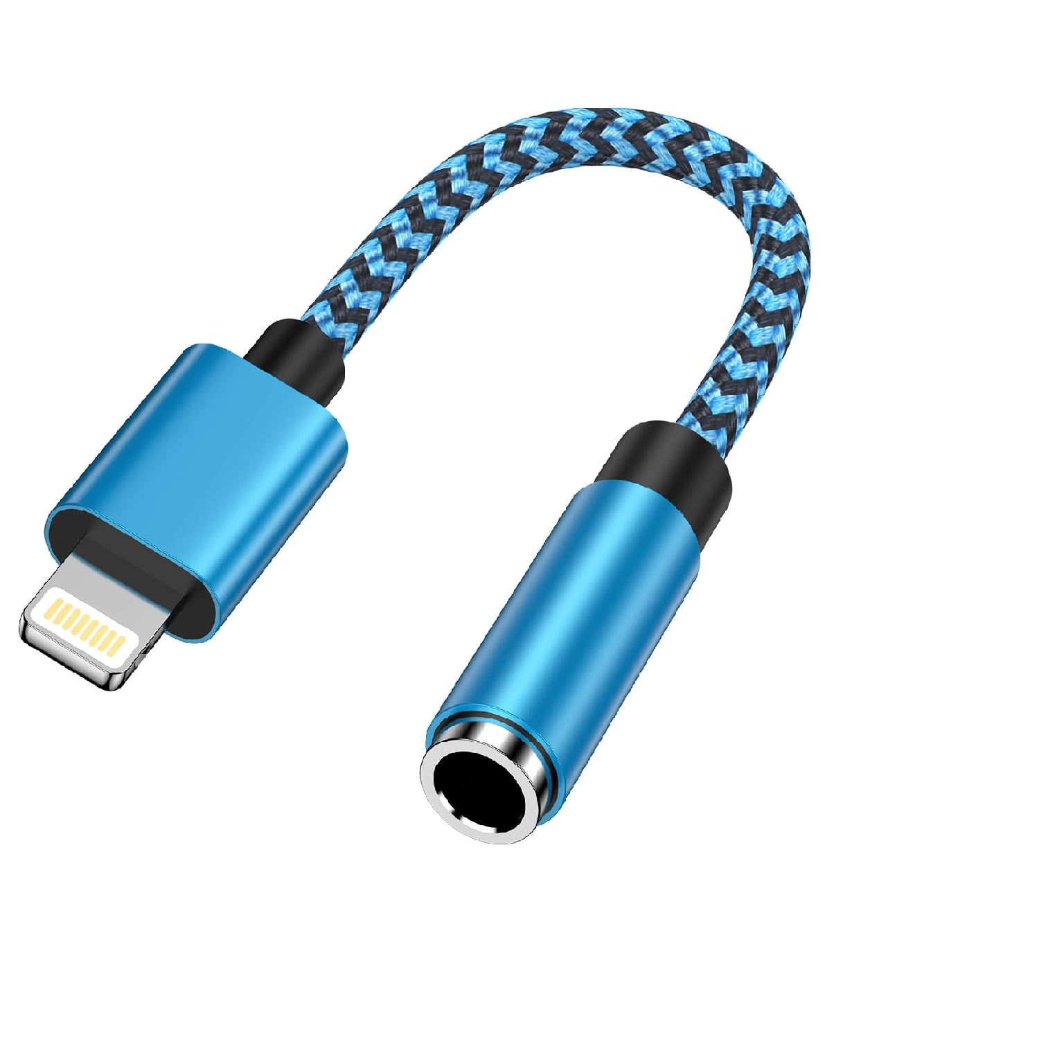 Lightning to 3.5mm Headphone Jack Adapter MFi Certified Audio Aux Dongle for iPhone 14 13 12 11 SE XS XR 8 Series High Quality Sound