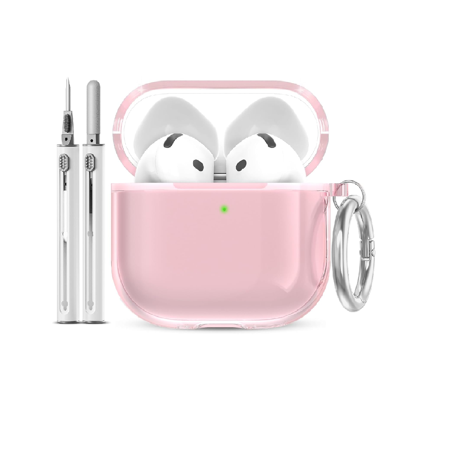 EQD AirPods 4 Case 2024 | Clear Soft Shockproof Cover with Charging