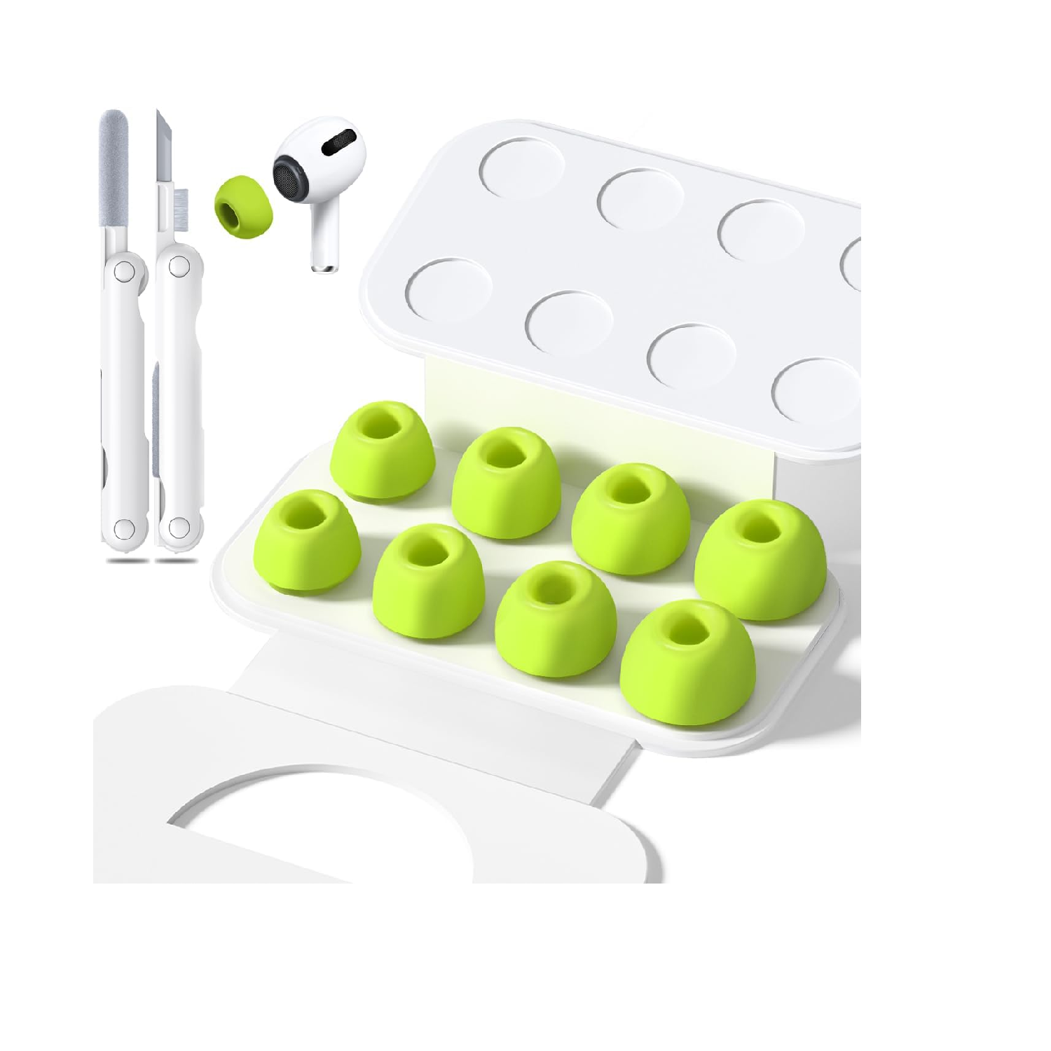 AirPods Pro Ear Tips 4 Pairs XS/S/M/L, Noise Reduction Silicone Tips