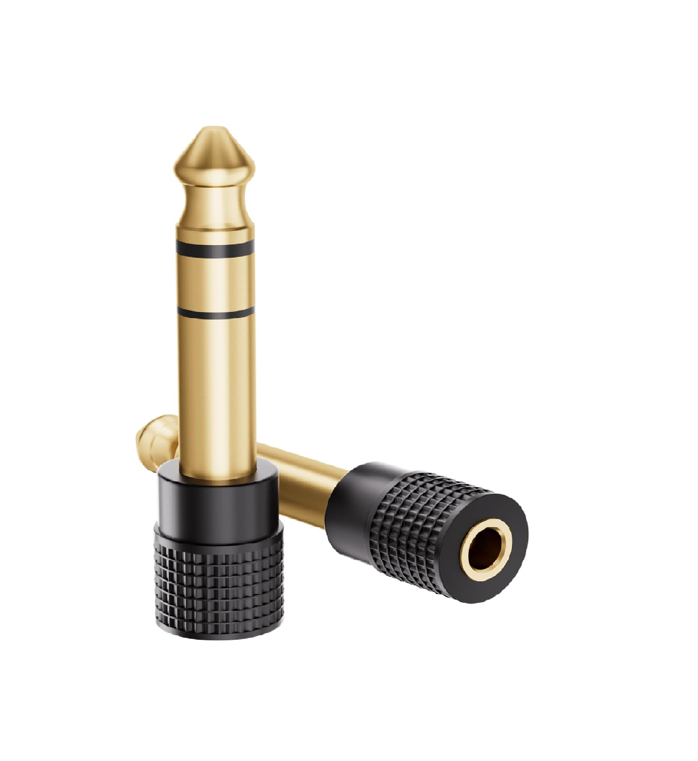 VCELINK 6.35mm Male to 3.5mm Female Audio Adapter Gold-Plated