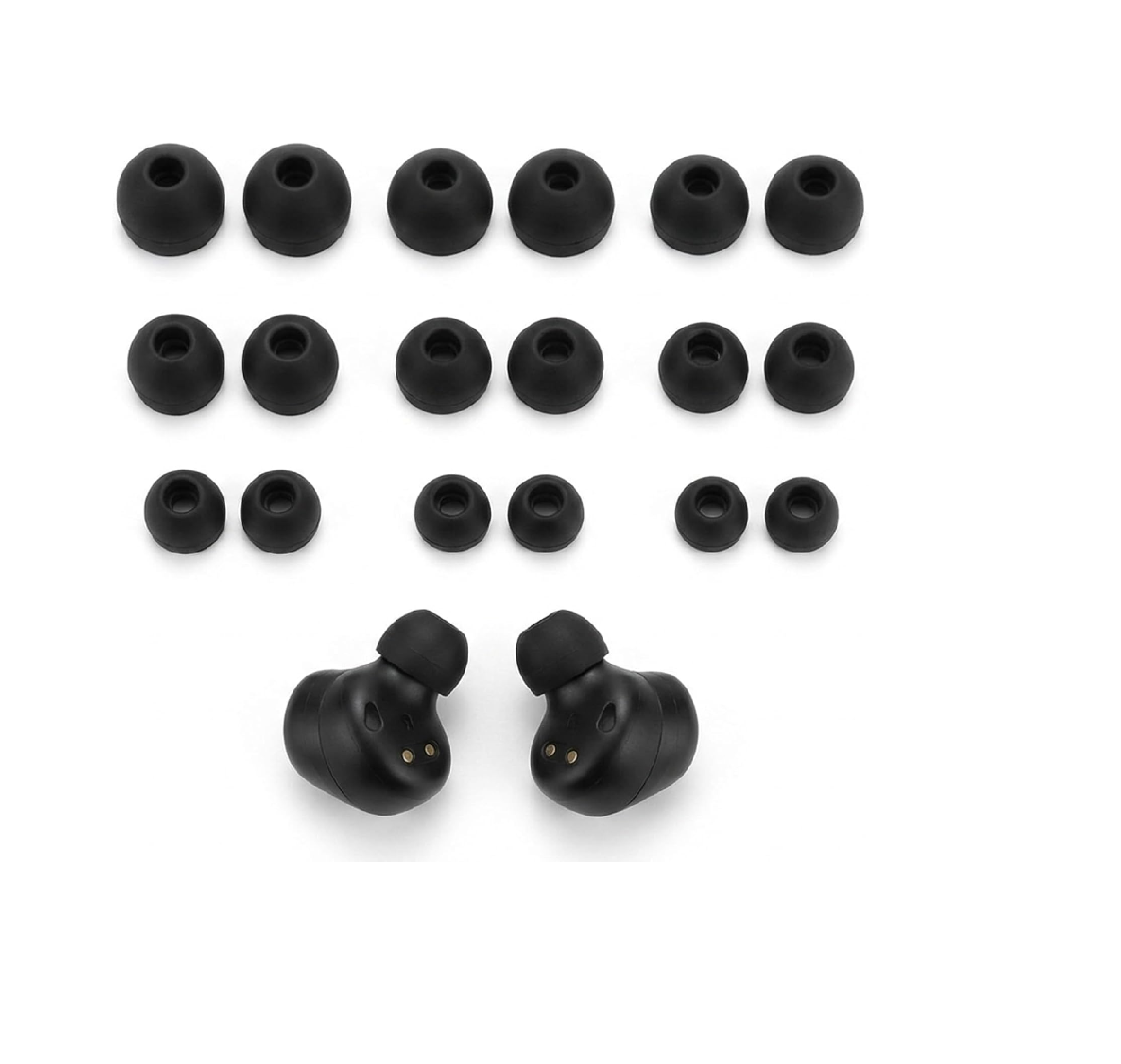 9 Pairs Silicone Replacement Earbud Tips S/M/L for In-Ear Headphones