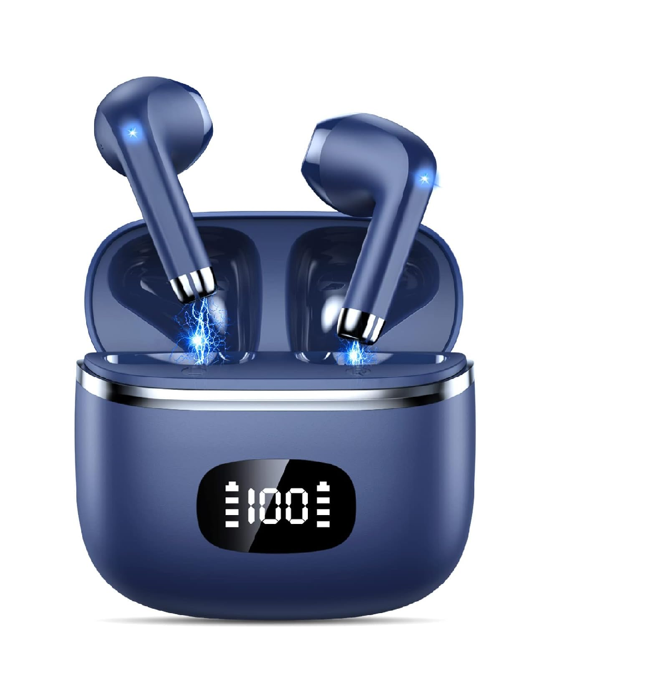 Bluetooth 5.3 Earbuds ENC Noise Canceling HiFi Stereo 40H Playtime