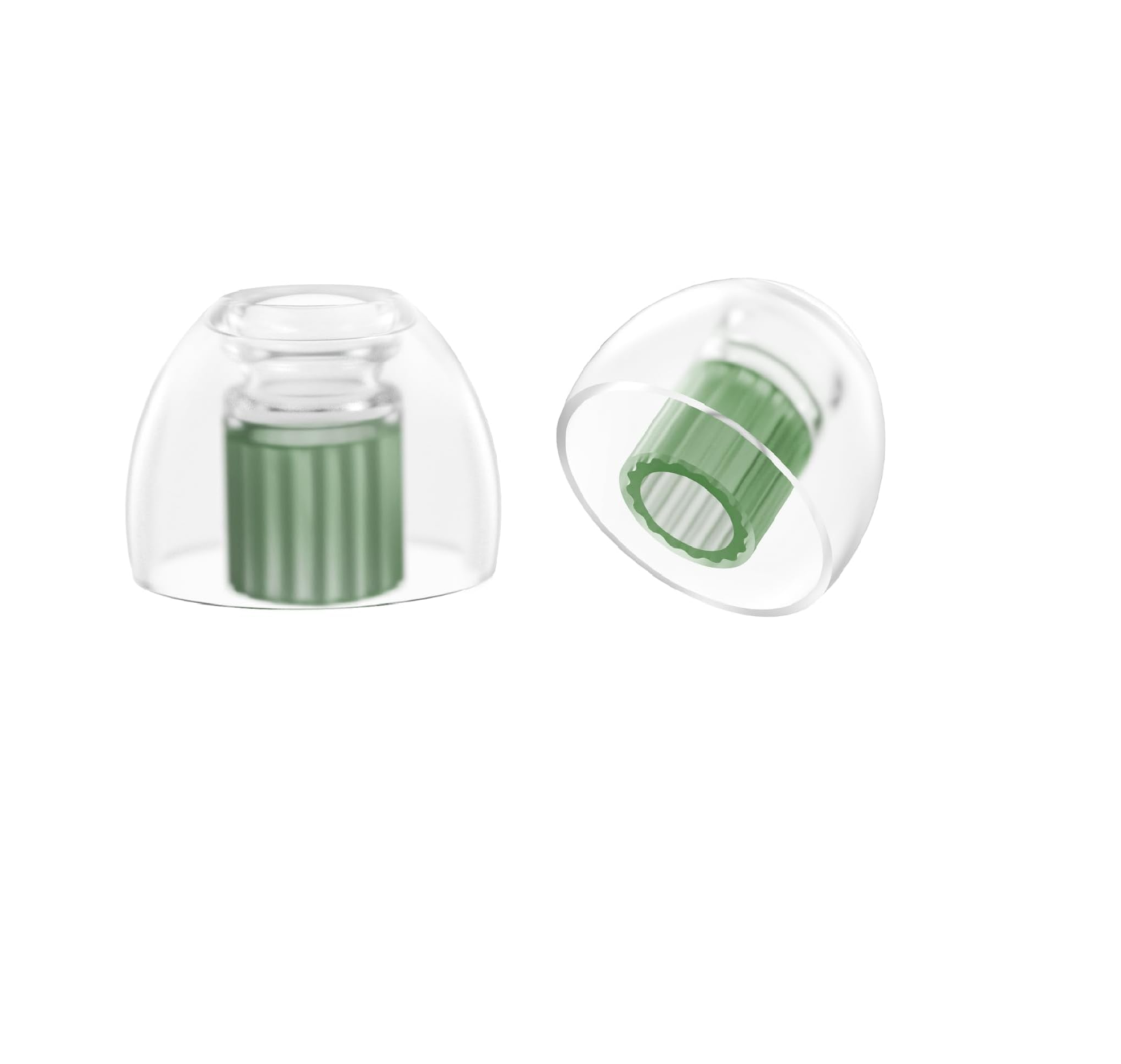 SpinFit W1 L Silicone Ear Tips for IEM, Stable Medical-Grade Fit