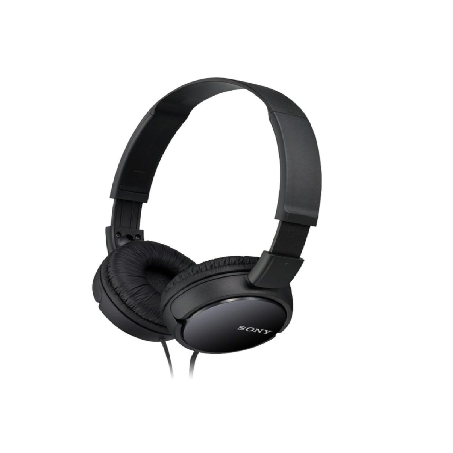 Sony MDR-ZX110 Wired Headphones, Deep Bass, Foldable Design Black